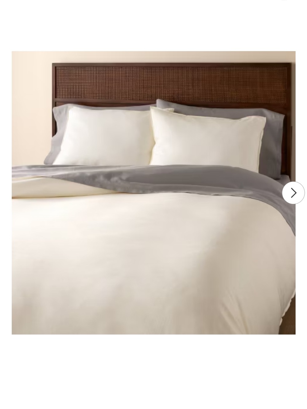 NEW lyocell, cotton, & linen 3-Piece Duvet Cover Set from Hearth & Hand w/Magnol